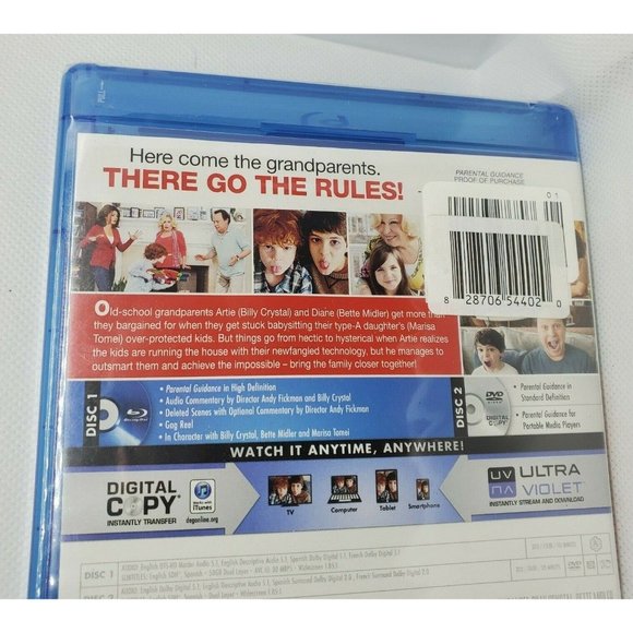 Parental Guidance Blu-ray/DVD, 2013, 2-Disc Set Comedy Directed By Andy Fickman - Picture 4 of 5